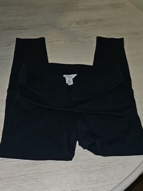 Utopia By Hue Navy Blue Like New Leggings Size L